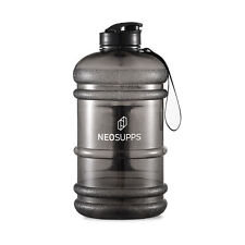 Neosupps Wasser Trinkflasche XXL 2,2 Liter - Training Sport Fitness Gym Bottle