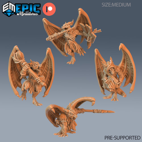 Winged kobold tribe dungeons - tribe,,