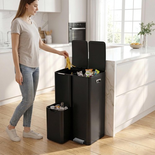 Mülleimer fächer 60l - mülleimer, fächer,
