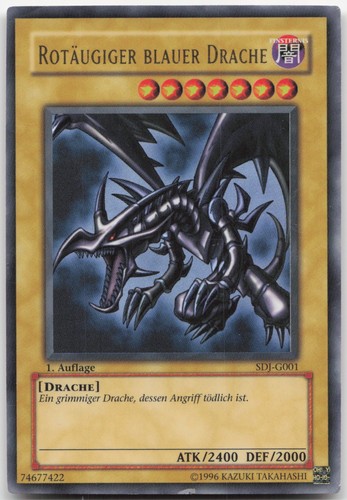 Rotäugiger blauer drache - rotäugiger,