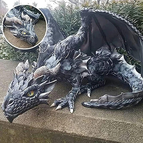 Garten drachen skulptur - garten,