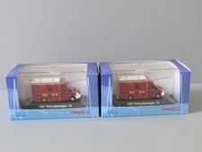 Rietze 2x RTW MB Sprinter 18 / GSF Werkfeuerwehr Chempark