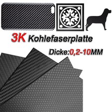Carbon Platte 0,2mm-10mm CFK