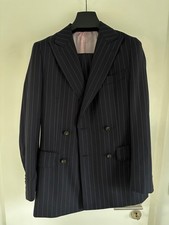 Suitsupply Anzug Navy Blau Nadelstreifen Größe 44/46 Hochzeit/Buisiness Wolle