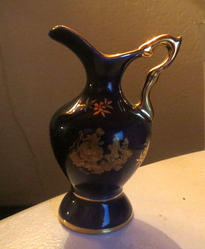 Kleine vase henkelvase - henkelvase, kobalt