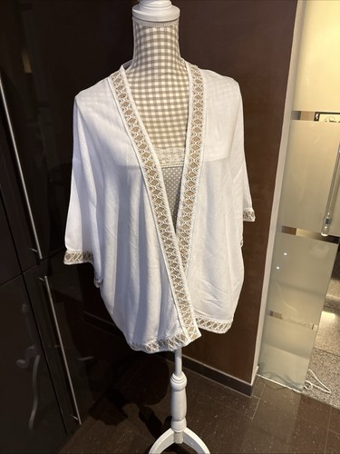 Weste boho ibiza weiß - ibiza,