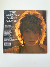 DAVID BOWIE - THE WORLD OF STEREO VINYL LP LOCKIGES HAAR SPA 58 ERSTPRESSUNG