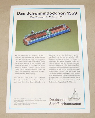 Schwimmdock dock von 1959 - dock,