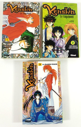 Lot mangas kenshin der - lot,