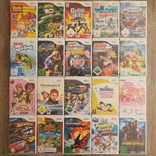 Nintendo WII ► 20 Spiele Konvolut - Final Fantasy / Naruto / Warioware u.v.m.
