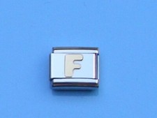 Original Nomination Gold Modul ++  BUCHSTABE  F +++ sehr guter Zustand