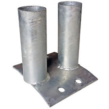 1x, 5x, 10x Bauzaun-/ Mobilzaun- Bodenplatte, Bauzaunfuß Standfuß Fußplatte Fuß