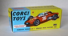 Repro Box Corgi Nr.154 Ferrari Formula 1 Racing Car