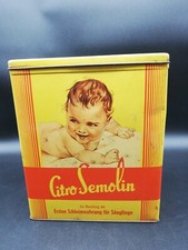 Alte große Blechdose Citro Semolin Hipp Werk Säuglingsnahrung