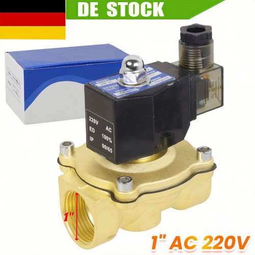 Magnetventil messing ac - 1",