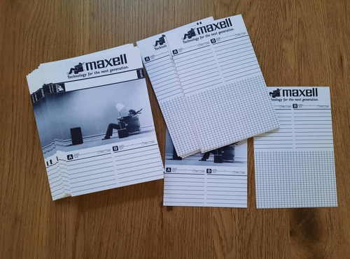25x audiokassetten inlay - 25x,