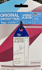 Aviationtag Eurowings Airbus A319 D-AKNP Euro Flagtag BICOLOUR OF EUROPEAN FLAG 