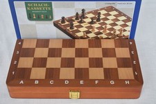 Schach Kassette Reisespiel Holz Magnetisch Intarsien Philos 2710