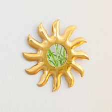 Spiegel sonne vergoldet - spiegel, "sonne"
