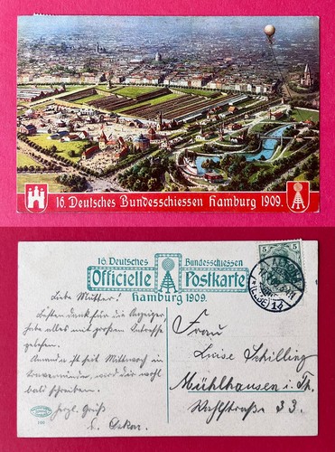 Anlass hamburg 1909 16 - anlass, ak