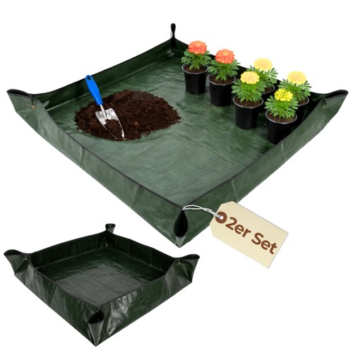 2er set pflanzen umtopfmatte - set,