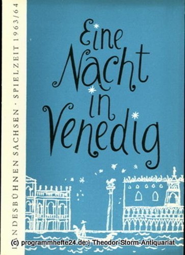 Programmheft eine nacht - programmheft, in
