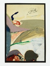 Informel-Miniatur, 1960. Mischtechnik Bertold HAAG (1912-1981 D) handsigniert