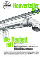 Neuero Heuverteiler QLZ, orig. Prospekt 1978