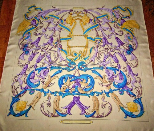 Hermès foulard mors la - "mors, à