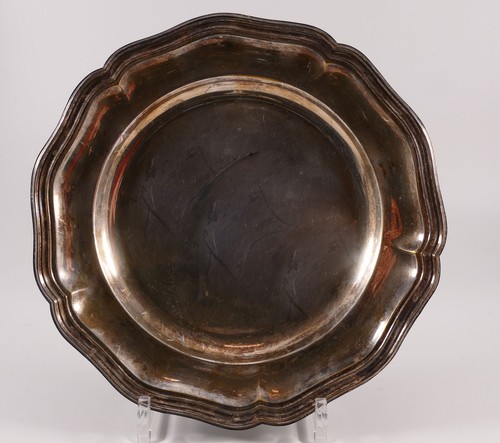 Teller versilbert 25cm - versilbert,