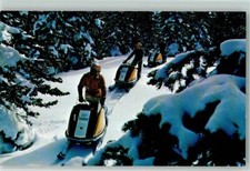 10572062 - Motorschlitten AK Wintersport