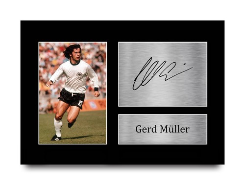 Gerd müller signed vordruck - signed,