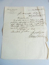 BERLINER LIEDERTAFEL: Brief