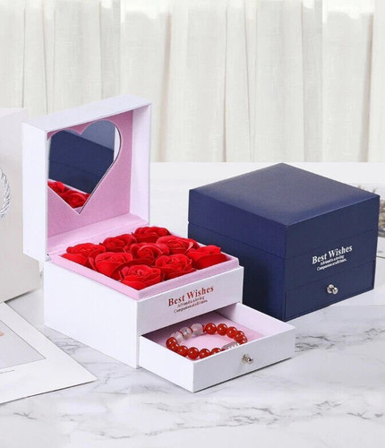 Ewige rose geschenkbox - rose,