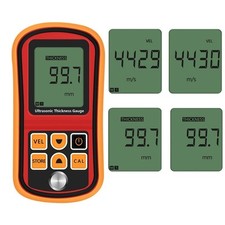 GM100 1,2-220mm Dickenprüfgerät Ultraschall Dickenmessgerät Stahldicke Auto 