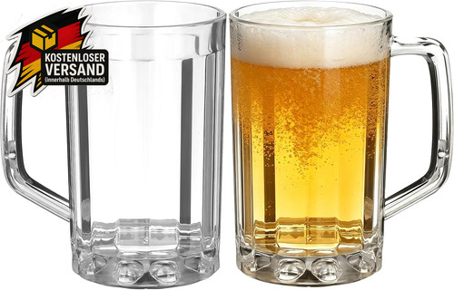 Kunststoff bierkrug 500ml - bierkrug,