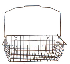 EINKAUFSKORB KORB METALL DDR