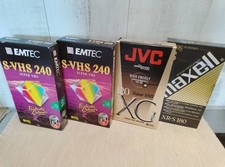 4 STK. S-VHS Hifi premium