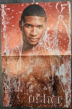 USHER Autogramm Signiert XL Poster Original 28x 40 cm BRAVO Autograph
