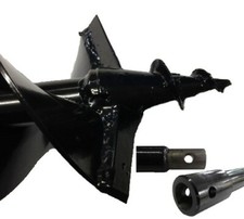 Erdbohrer Pfahlbohrer Brunnenbohrer 40 - 300 mm AUSWAHL Erdloch Bohrer Adapter