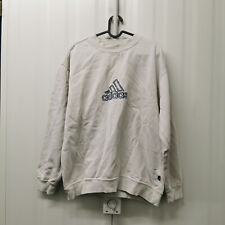 Adidas Vintage Sweater Pullover Weiß Herren M-L FF002