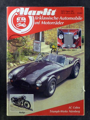 Oldtimer markt august 1985 - oldtimer,