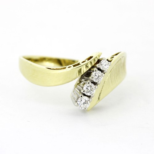 Ring 585 gold - gold, kt
