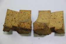 Original BMW E30 Schaumstoffblöcke unter Rücksitzbank Teppich Isolierung Schutz 