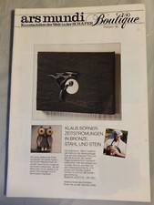 Aus einer Auflösung: Die Schäfer Boutique Ars Mundi Frühjahr '90 Katalog