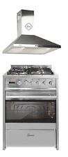 Gurari GCH E 610 X Gas Elektro Standherd 60 cm+Dunstabzugshaube GCH 147 IS 6