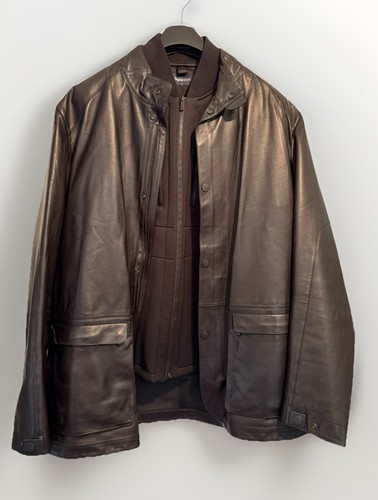 Ermenegildo zegna lederjacke - ermenegildo,