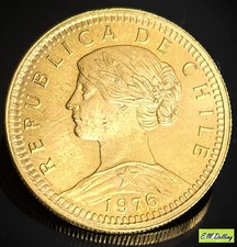 Chile Republik 20 Pesos Gold 1976
