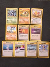 Pokémon Karten Sammlung Vintage • 10 Karten • Base Set Dschungel Pokemon Vintage