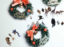 Schleich Tiere Löwe Giraffe Kuh Hund Lämmchen Hahn Seehund Set Sammlung Konvolut